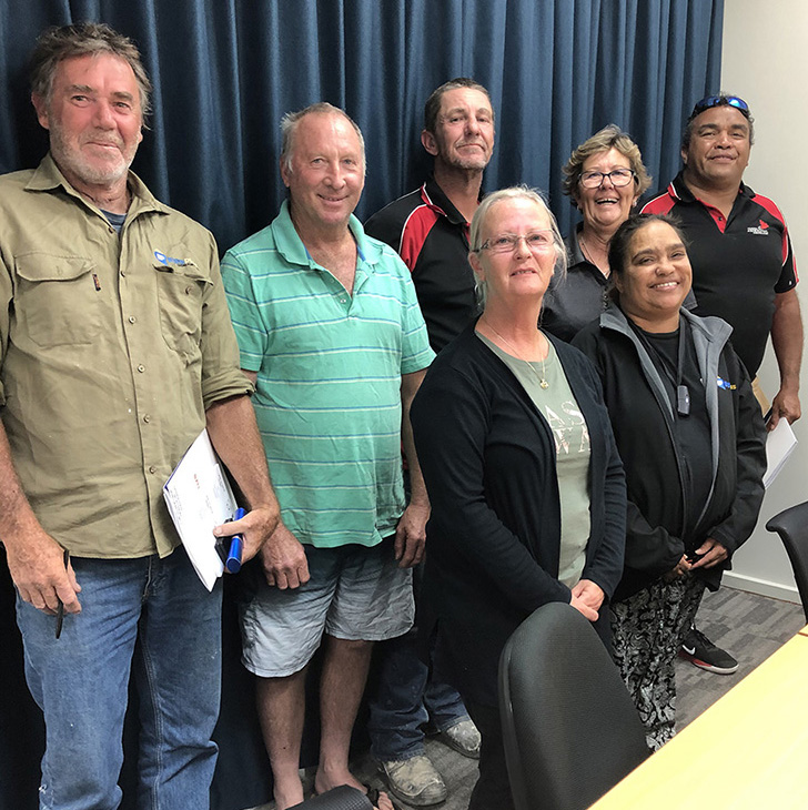 EyrePlus supervisors from Ceduna, Yalata and Oak Valley come together for professional development training 